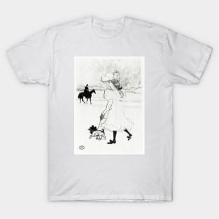 In the Woods by Henri de Toulouse–Lautrec T-Shirt